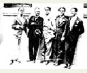 Dalí, Moreno Villa, Buñuel, Lorca y Rubio Sacristán en el Parque de la Bombilla (Madrid) 1926